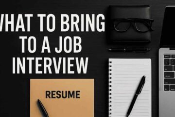 what to bring to an interview